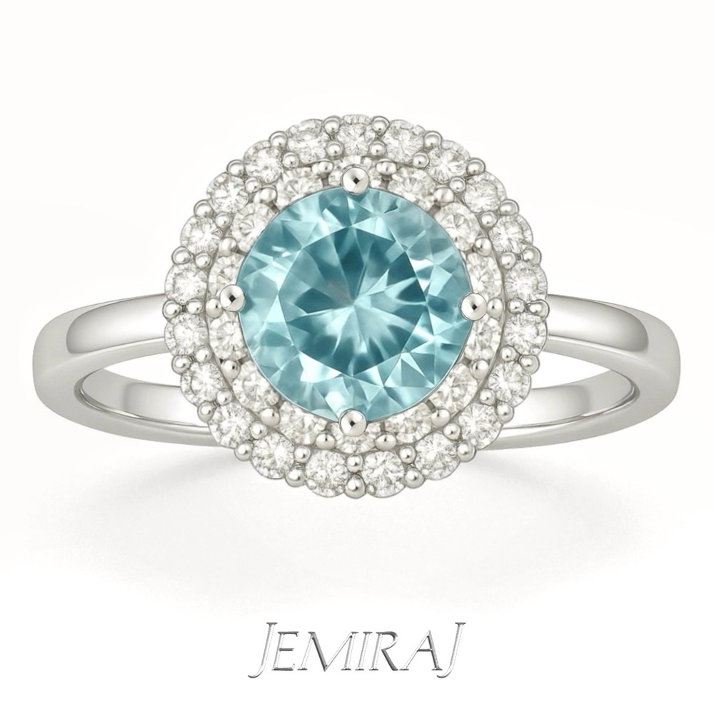 The Bahar Aquamarine Ring